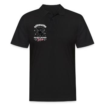 Ca de bestiar Mama - Männer Poloshirt - Schwarz - Vorne - Kai (181cm)