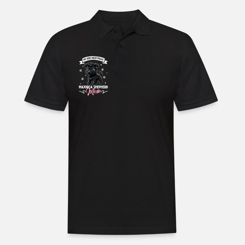 Ca de bestiar Mama - Männer Poloshirt - Schwarz