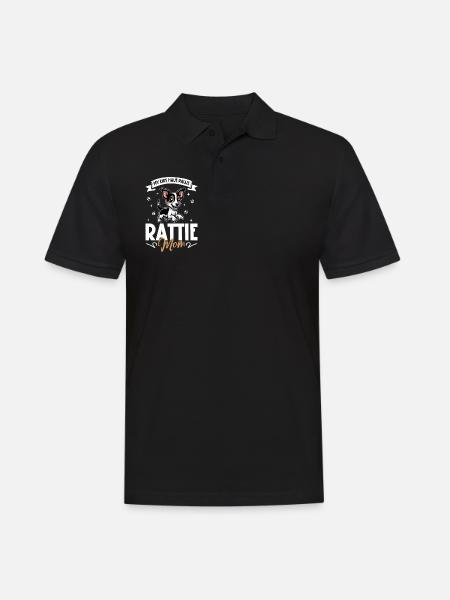 Rat Terrier Mom - Men's Polo Shirt - black