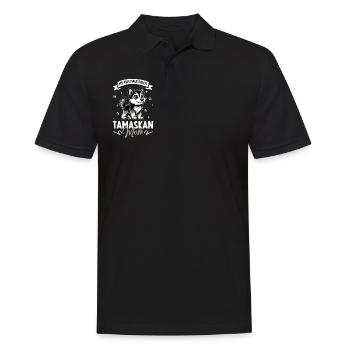 Maman Tamaskan - Polo Homme - noir - Devant - Kai (181cm)