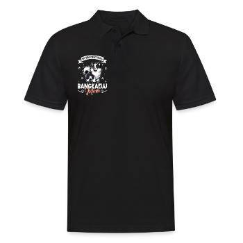 Thai Bangkaew Dog Mama - Männer Poloshirt - Schwarz - Vorne - Kai (181cm)