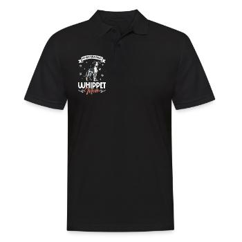 Whippet Mama - Männer Poloshirt - Schwarz - Vorne - Kai (181cm)