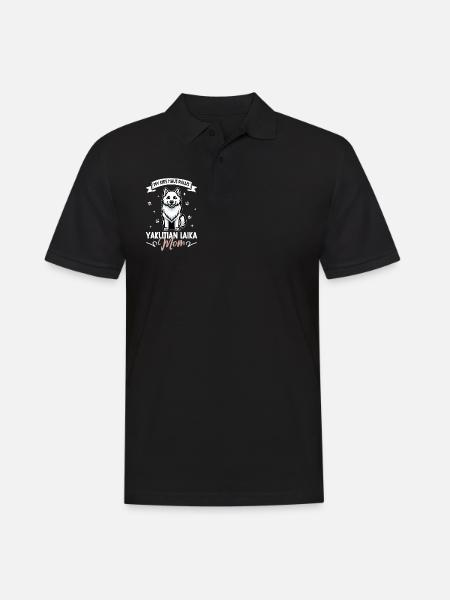Yakutskaya Laïka Maman - Polo Homme - noir
