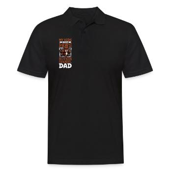 Papa épagneul Boykin - Polo Homme - noir - Devant - Kai (181cm)
