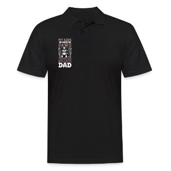 Campeiro Bulldog Dad - Men's Polo Shirt - black - Front - Kai (181cm)
