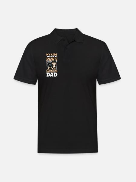 Carpathian Shepherd Dog Dad - Men's Polo Shirt - black