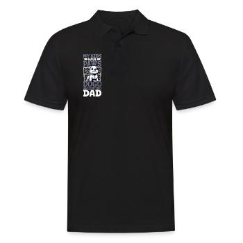 Dogue Argentino Papa - Polo Homme - noir - Devant - Kai (181cm)
