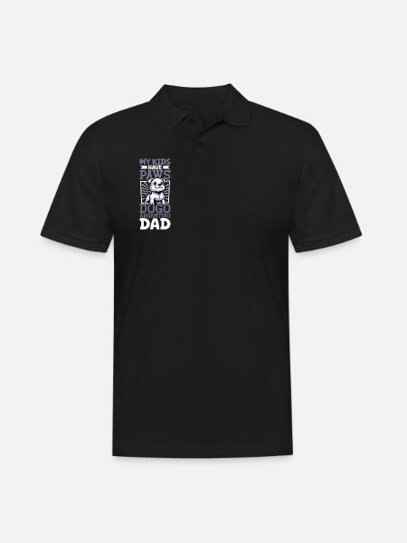 Dogo Argentino Dad - Men's Polo Shirt - black