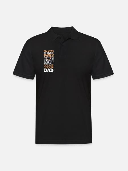 American Toy Terrier Dad - Men's Polo Shirt - black