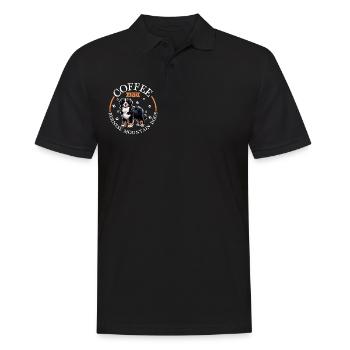 Café et bouvier bernois - Polo Homme - noir - Devant - Kai (181cm)