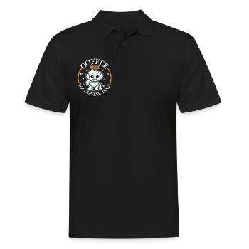 Café et bolognaise - Polo Homme - noir - Devant - Kai (181cm)