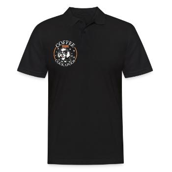 Coffee and Cockapoo - Men's Polo Shirt - black - Front - Kai (181cm)