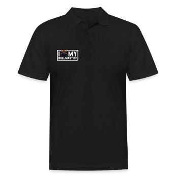 J’adore mon Bullmastiff - Polo Homme - noir - Devant - Kai (181cm)