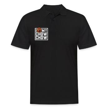 Ich liebe meinen Chow Chow - Männer Poloshirt - Schwarz - Vorne - Kai (181cm)