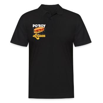 Po' Boy Queen - Männer Poloshirt - Schwarz - Vorne - Kai (181cm)