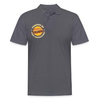 Powered by Philly Cheesesteak - Männer Poloshirt - Anthrazit - Vorne - Nico (186cm)