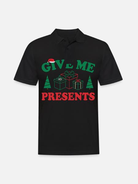 Christmas - Männer Poloshirt - Schwarz