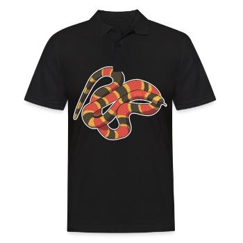 Serpent reptile serpents serpent messieurs - Polo Homme - noir - Devant - Kai (181cm)