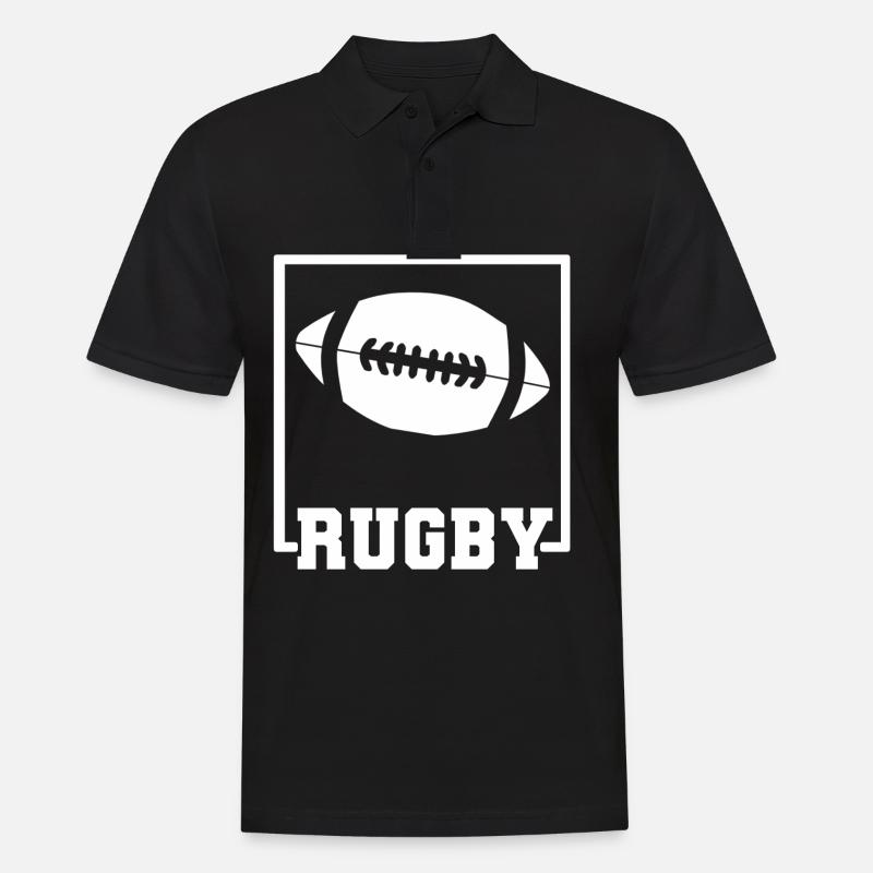 rugby - Men's Polo Shirt - black