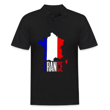 France - cadeau France - Polo Homme - noir - Devant - Kai (181cm)