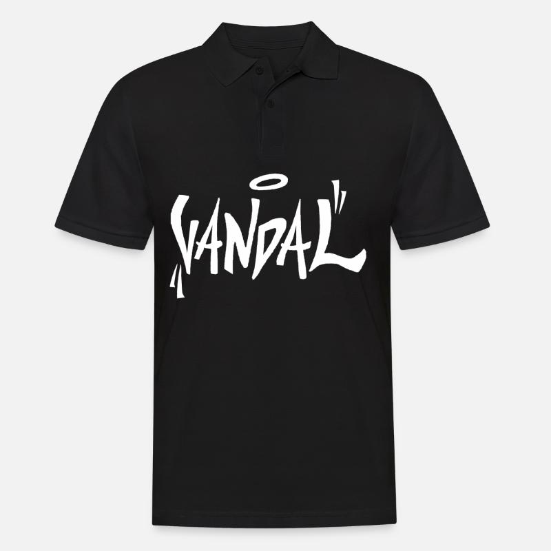 Vandal - Männer Poloshirt - Schwarz