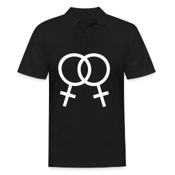 lesbienne - Polo Homme - noir - Devant - Kai (181cm)