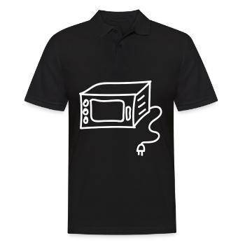 micro-onde - Polo Homme - noir - Devant - Kai (181cm)