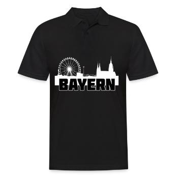 Bavaria - Men's Polo Shirt - black - Front - Kai (181cm)