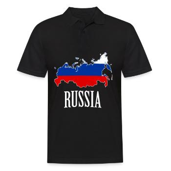 Russie - Polo Homme - noir - Devant - Kai (181cm)