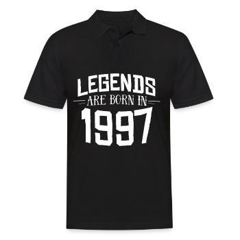 1997 Naissance cadeau d’anniversaire Noël - Polo Homme - noir - Devant - Kai (181cm)