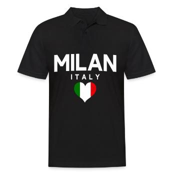 Milan Italy Milan Italie - Polo Homme - noir - Devant - Kai (181cm)