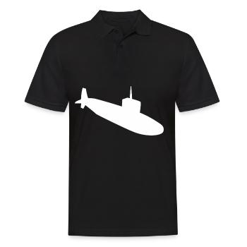Submarine - Men's Polo Shirt - black - Front - Kai (181cm)