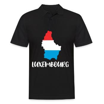 luxembourg - Men's Polo Shirt - black - Front - Kai (181cm)