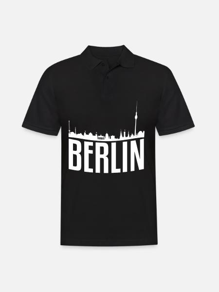 Skyline Berlin - Men's Polo Shirt - black