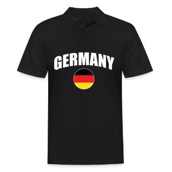 Allemagne - Polo Homme - noir - Devant - Kai (181cm)