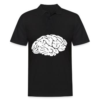 Cerveau de Gehirn - Polo Homme - noir - Devant - Kai (181cm)