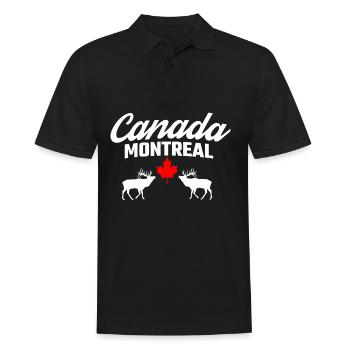 Canada Montréal - Polo Homme - noir - Devant - Kai (181cm)