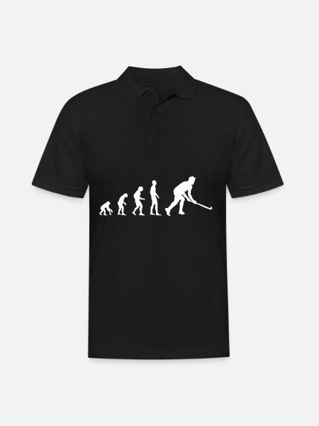 Hockey evolution - Men's Polo Shirt - black