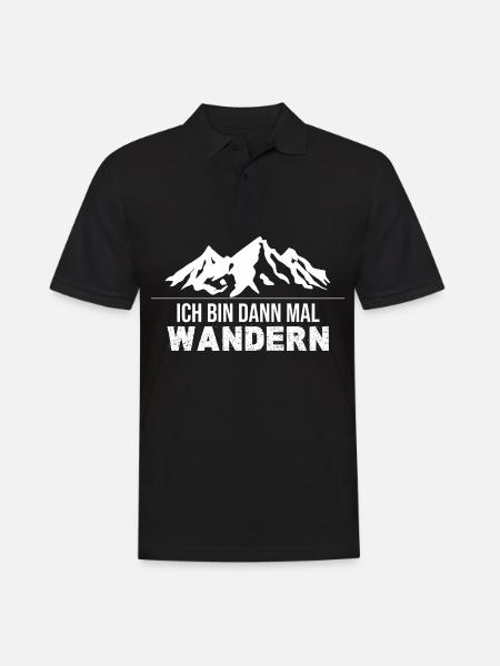 Je ferai de la randonnée alors - Polo Homme - noir