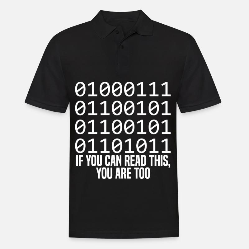 Programmierer Coder Software Entwickler - Männer Poloshirt - Schwarz