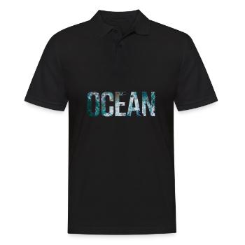 océan - Polo Homme - noir - Devant - Kai (181cm)