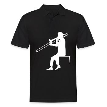 Trombone - Polo Homme - noir - Devant - Kai (181cm)