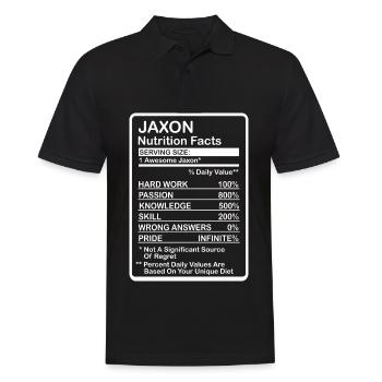 Jacksonville Florida - Männer Poloshirt - Schwarz - Vorne - Kai (181cm)