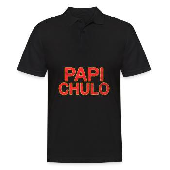 Papi Chulo - Men's Polo Shirt - black - Front - Kai (181cm)