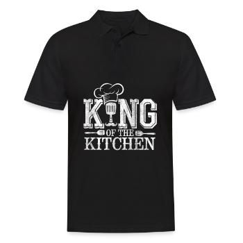 Roi de la cuisine - Polo Homme - noir - Devant - Kai (181cm)