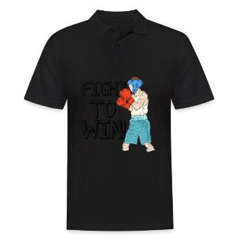 Boxing Boxing - Men's Polo Shirt - black - Front - Kai (181cm)