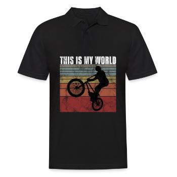 Le BMX est mon cadeau de vélo de vélo du monde - Polo Homme - noir - Devant - Kai (181cm)