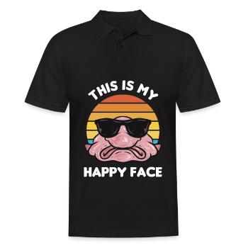 Blobfisch | Fische Aquaristik Blobfische Geschenke - Männer Poloshirt - Schwarz - Vorne - Kai (181cm)