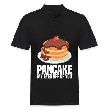 Eierkuchen - Männer Poloshirt - Schwarz - Vorne - Kai (181cm)