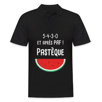 Et paf pastèque la cité de la peur film t-shirt - Polo Homme - noir - Devant - Kai (181cm)